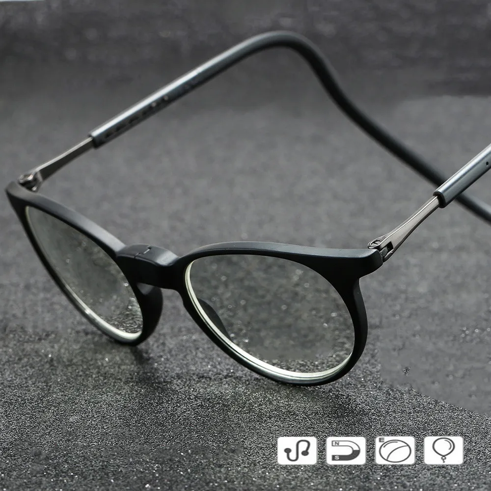 Comfortable Soft Tr Absorption Hanging Neck Reading Glasses