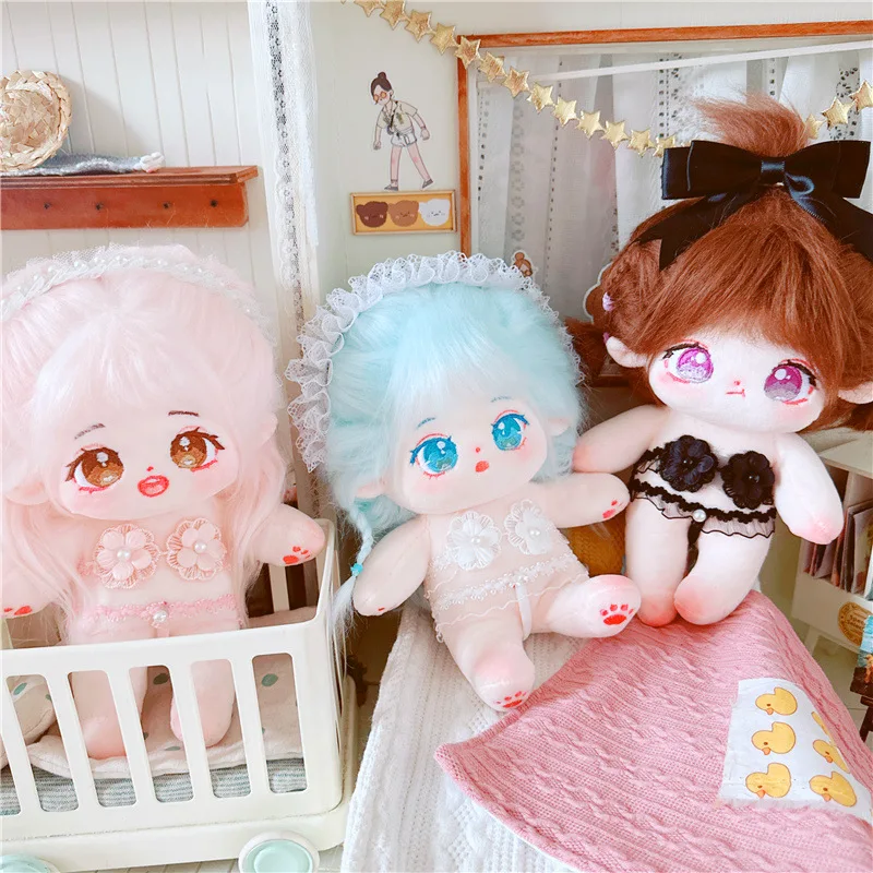 20CM Doll Clothes Bikini Set Bra+T-back Cute Plush Doll