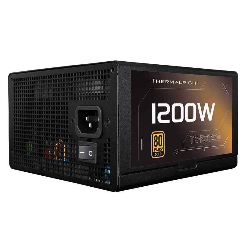 Thermalright TR-KG1000/1200 블랙 골드 메달 풀 모듈형 전원 공급 장치, ATX3.1/전압 100-240V/PCI-E5.1 지원