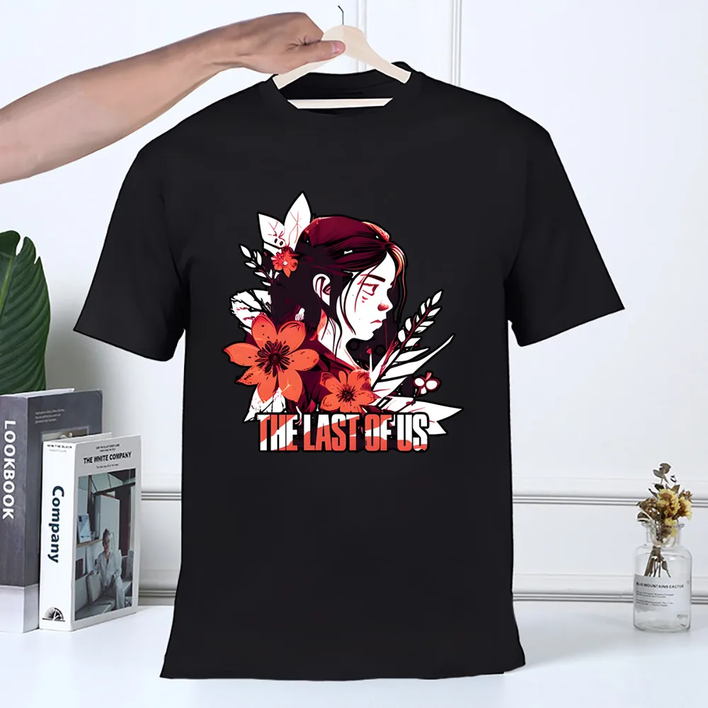 

The Last of Us Ellie Fireflies Printed T Shirts Spring Tops Summer Tees Men Women Short Sleeve Casual Personaity T Shirts