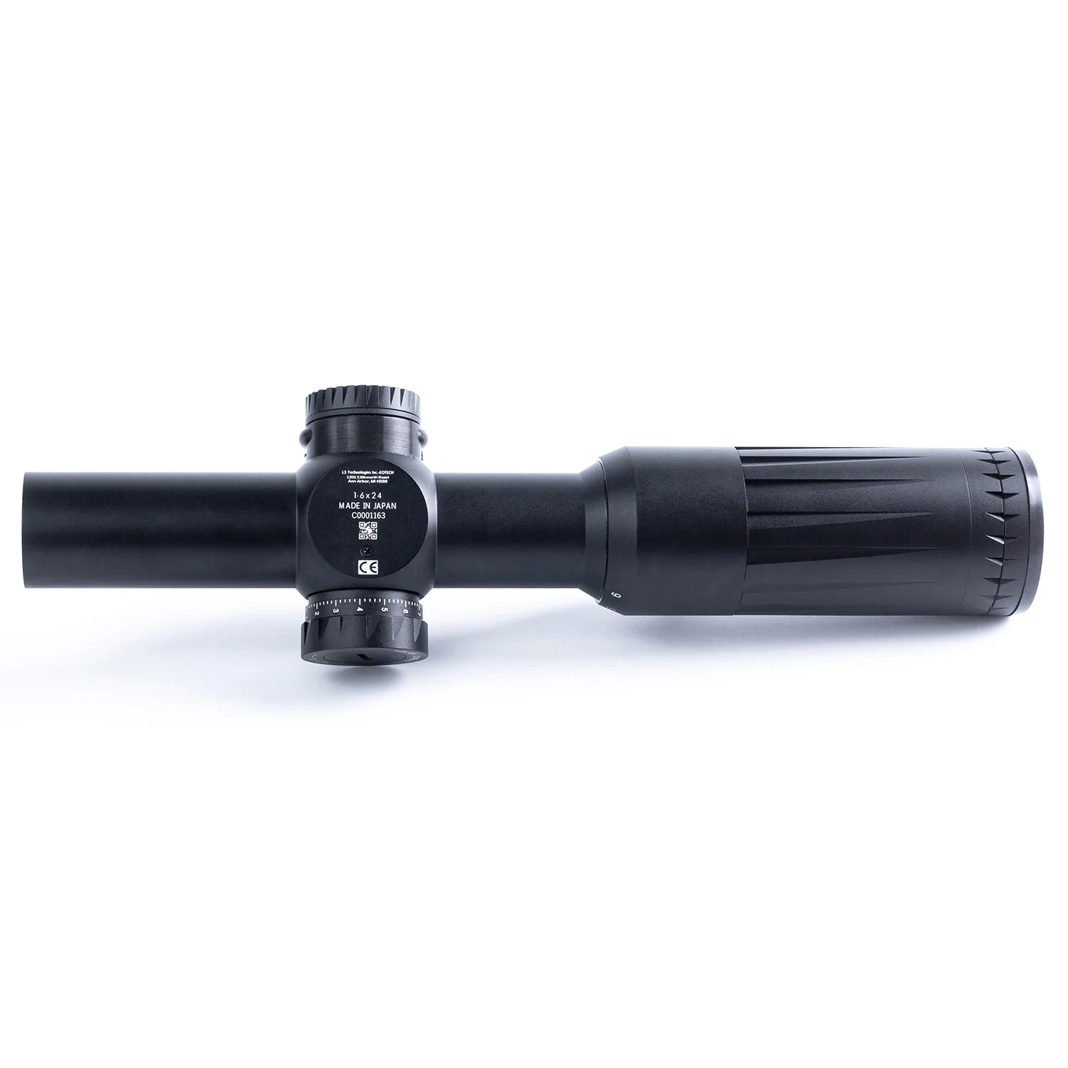 VUDU 1-6X24 Optics Precision Rifle Scope FFP SR1 Illuminated Reticle MRAD 30mm Maintube Black
