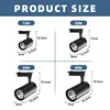 Set Spot Led Track Light 220v Ceiling Spot Light Wall Lamps 12/20/30/40W for Home Kitchen Store Stripe Lighting Spotlight Rail 6