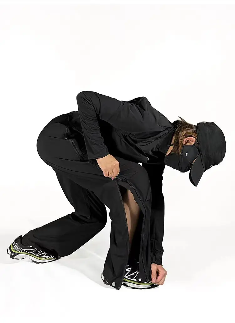 Sianlanhiam 24ss Quick drying breathable outdoor pants quick release zipper sorona dwr material techwear aesthetic gorpcore
