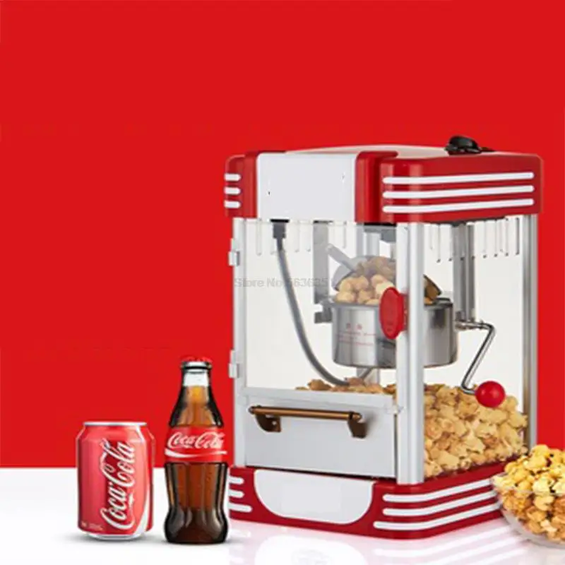 Popcorn Machine Commercial Fully Automatic Mini Small Children's Popcorn  Ball Home Package Machine 220V - AliExpress