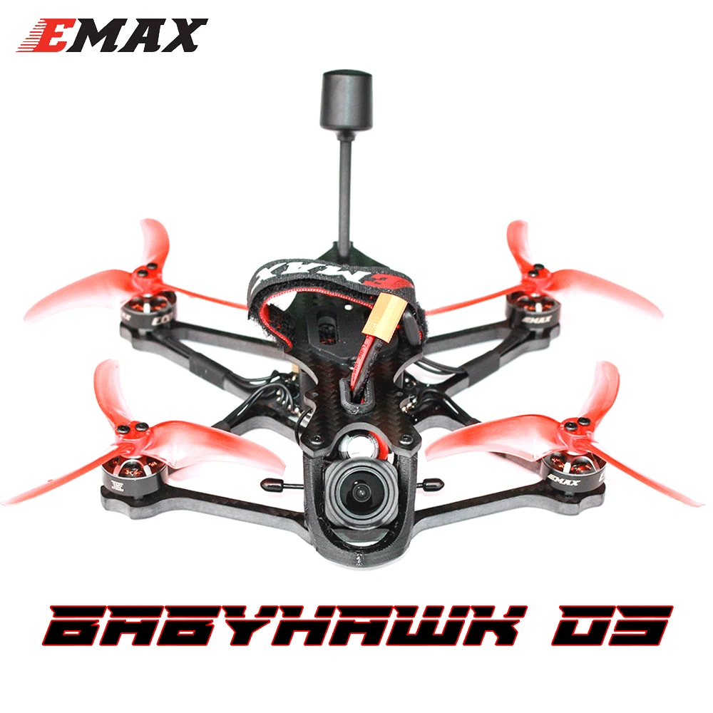 

Emax Babyhawk O3 Air Unit 3.5inch 155mm 4S Betaflight ELRS FPV Drone 4K HD Camera ECO1404-3700KV With F4 Flight Control Gift