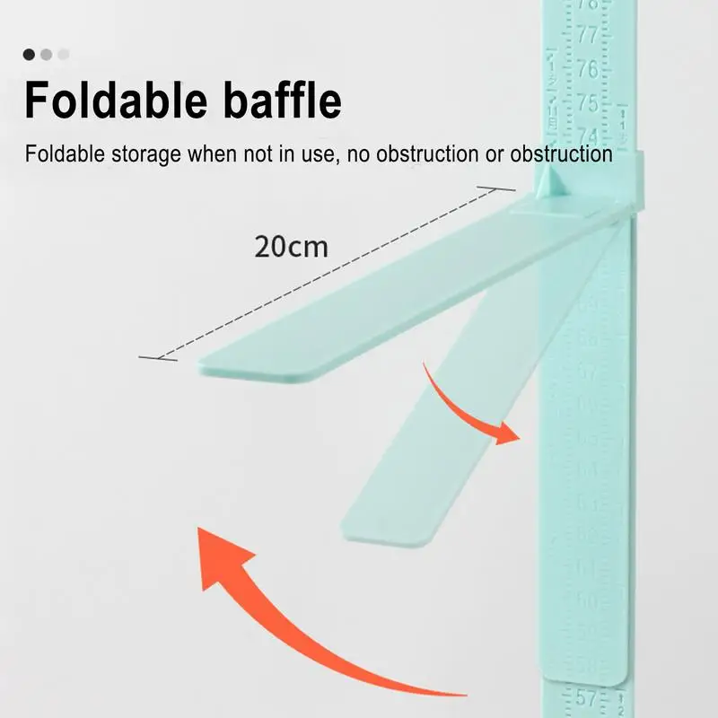 Children Height Measuring Chart Spliced Height Ruler Children 3D Growth Chart 3D Removable Reusable For Living Rooms