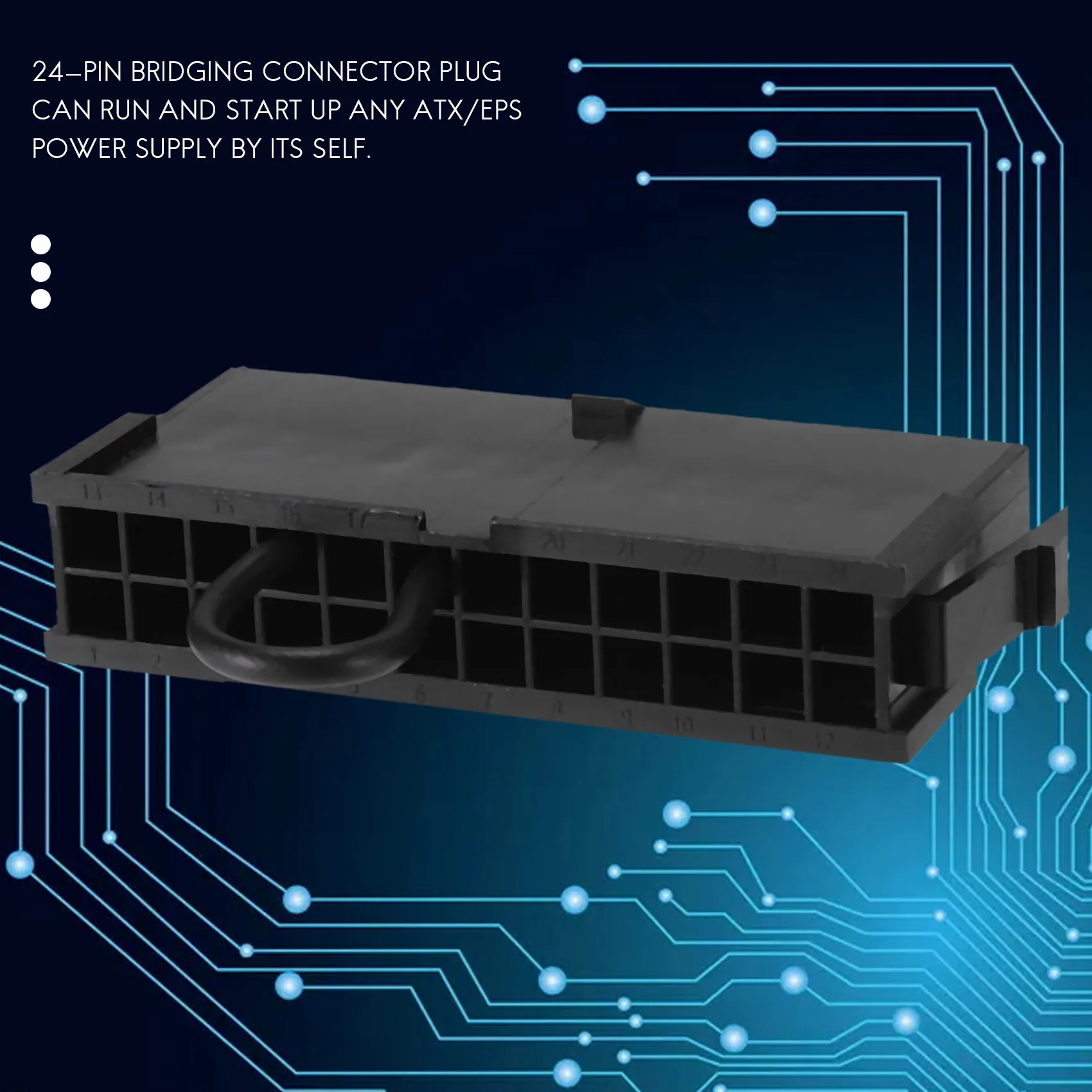 Hot sale 4-Pin ATX Power Supply Jumper Bridge Tool PSU Test Without Being Plugged Into the Motherboard