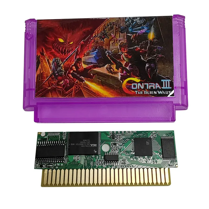

Картридж для 8-битной игровой консоли с консолью CONTRA III THE ALIEN WARS 60P