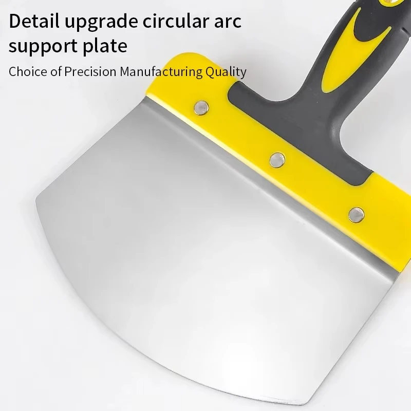 Stainless Steel Wall Paint Plaster Shovel Putty Knife Scraper Blade Paint Feeder Filling Spatula Construction Tools 6