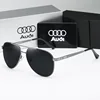Audi UV400 Polarized AntiGlare Retro Flight Sunglasses Glasses for Motorcycle Classic FrogEye Outdoor Glasses Men Women 558