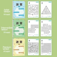 Children's Concentration Maze Training Book Student Thinking Development Attention Game Puzzle Intelligence Development Toys 2