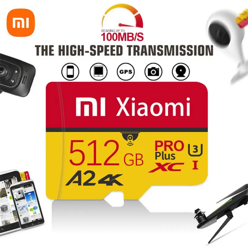 

Xiaomi Original Memory Card 1TB 2TB Mini TF Card A2 Pro Plus High Speed Class10 512GB 128GB 64GB For Camera/Phones/Tablets/Gam