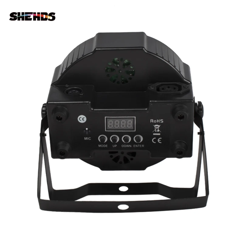 LED 7x18W RGBWA+UV Par Light with DMX512 6in1 Stage Light Wash Effect DJ Disco Mini Led Spotlighting 10W led light disco light led stage light mini led stage light 1PCS