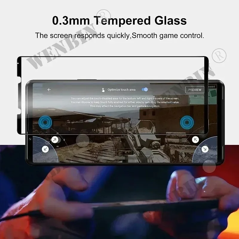 Premium Tempered Glass Screen Protector - 3 Pack