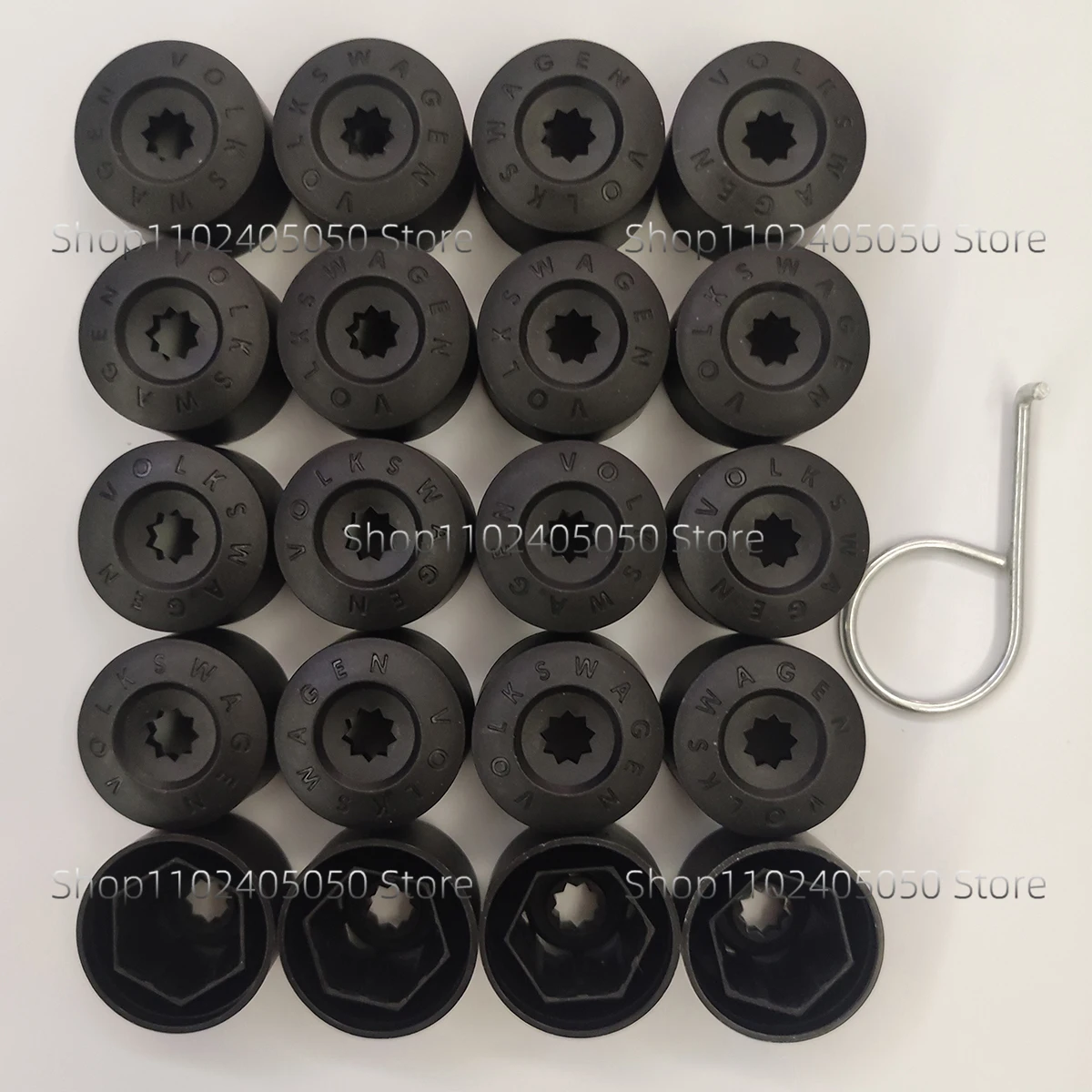 Car Wheel Lug Bolt Nut Covers Caps 1 K0601173 Per Vw Bora Jetta Mk4 Mk6 Passat B7 Cc Polo Sharan Suran Touran Protezione Esterna