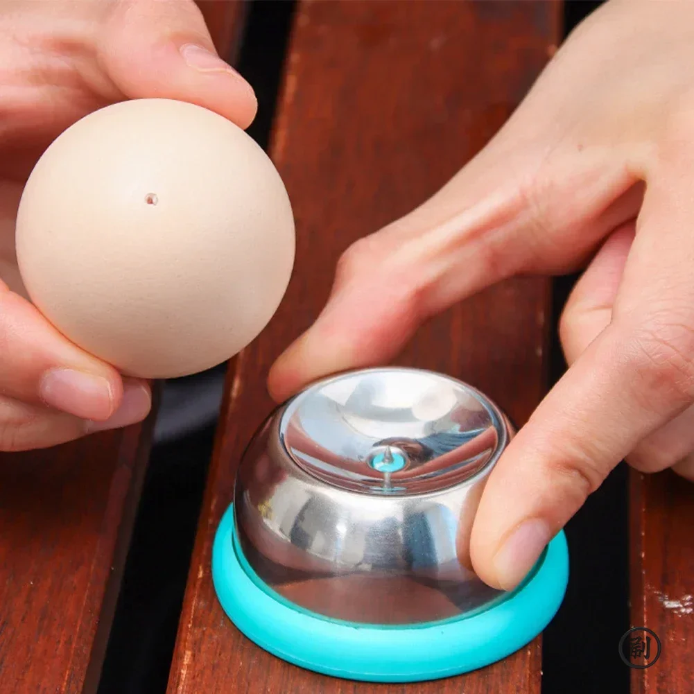 Egg Piercer Stainless Steel Needle Egg Hole Puncher Eggs Poacher Endurance Hole Seperater Bakery Kitchen Tool for Raw Eggs Image 4