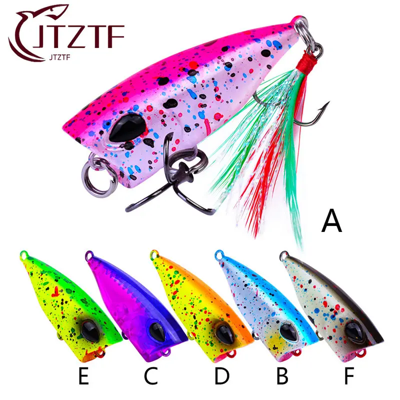 

4.3cm/4g Mini Popper Lure Trout Lures Ultralight Fishing Lure Topwater Bait Finesse Crankbait Wobbler Minnow Isca Poper Pesca