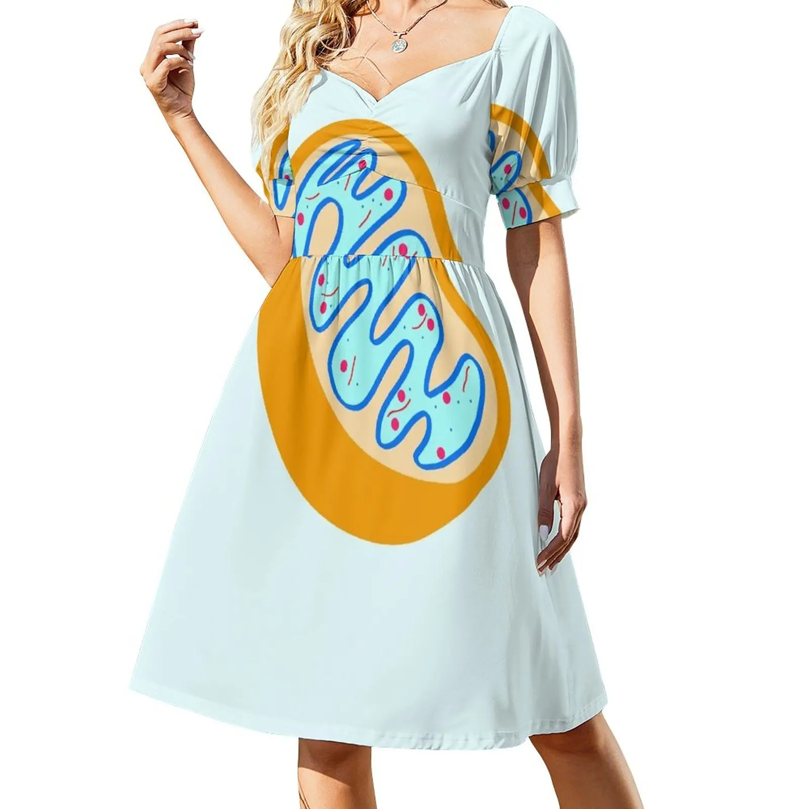 

Mitochondria is the powerhouse of the cell Sleeveless Dress long dresses for women elegant and pretty women's dresses