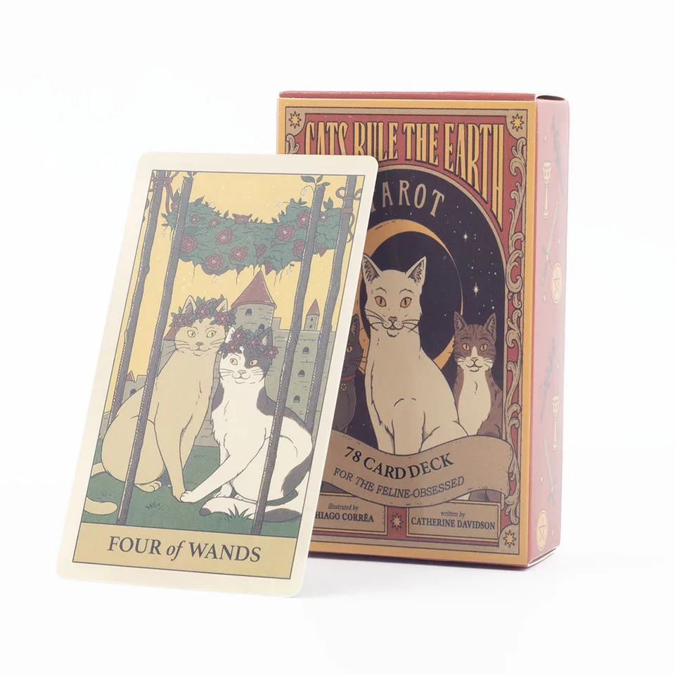 Cats Rule the Earth Tarot 78 Card Deck For The Feline-Obsessed