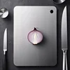 316 Stainless Steel Chopping Board Portable Double Sided Antibacterial Mildew-proof Cutting Boards Kitchen Cooking Supplies 2