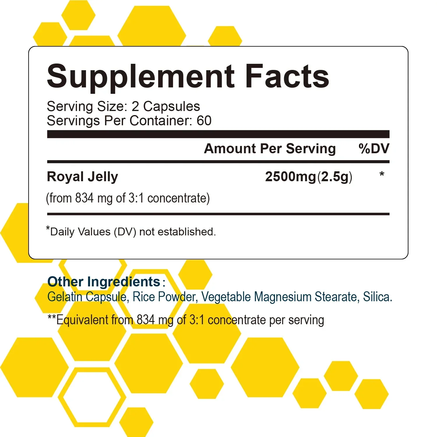 Royal Jelly Capsules-Maintain Energy Levels, Boost The Immune System