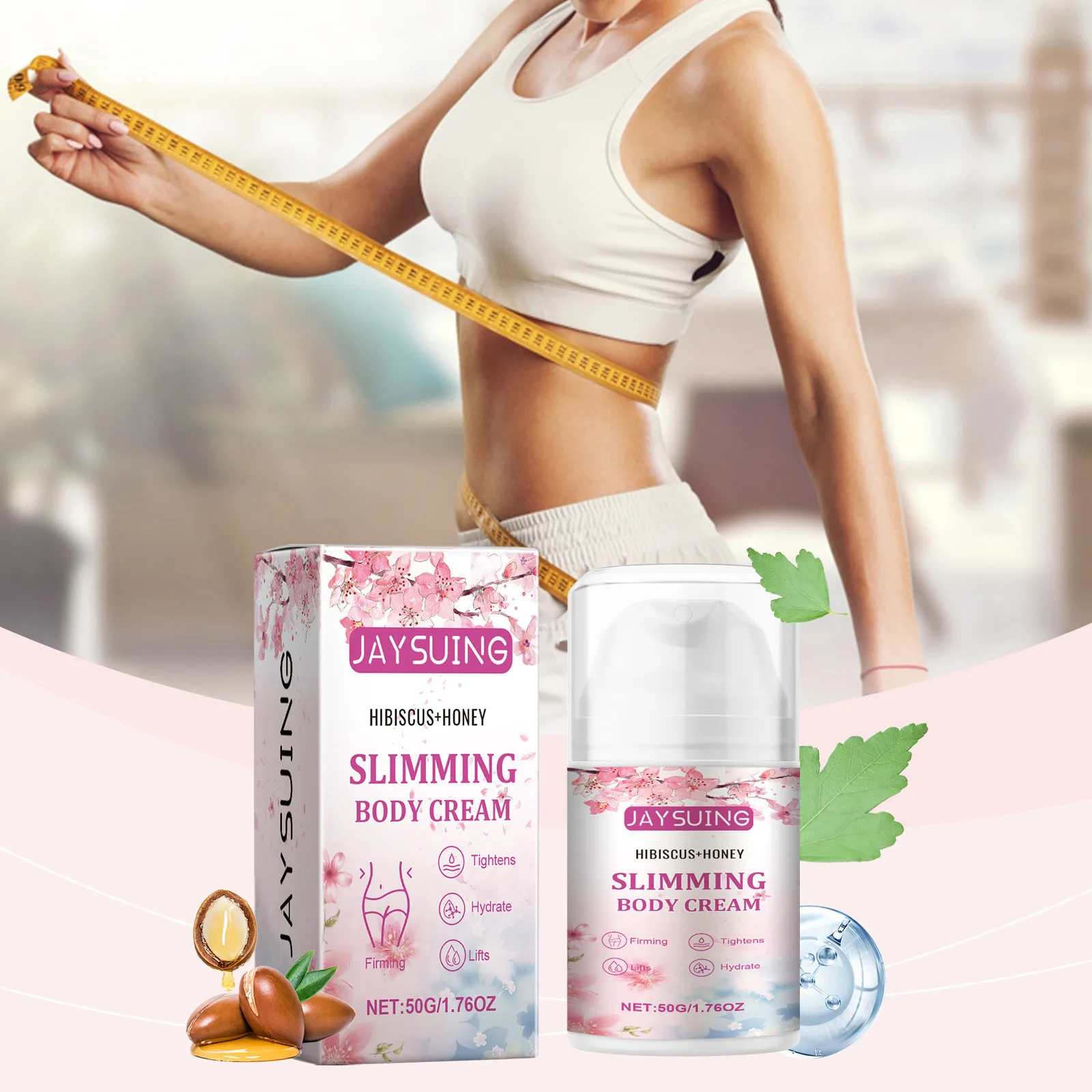 Body Shaping Cream Anti Cellulite Waist F-at Burning Leg Body Abdomen W-eight Loss Belly Firming Tightening S-limming Hot Cream 3