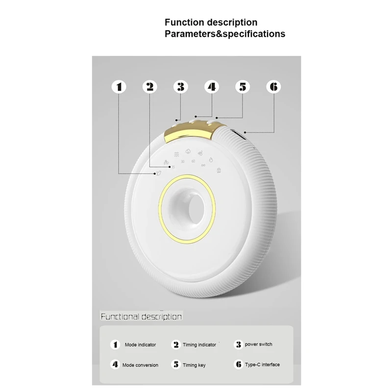 B34B-Sound Box Bone Conduction Wireless Bluetooth Speaker Stereo Bass Under Pillow White Noise Improve Sleep Use