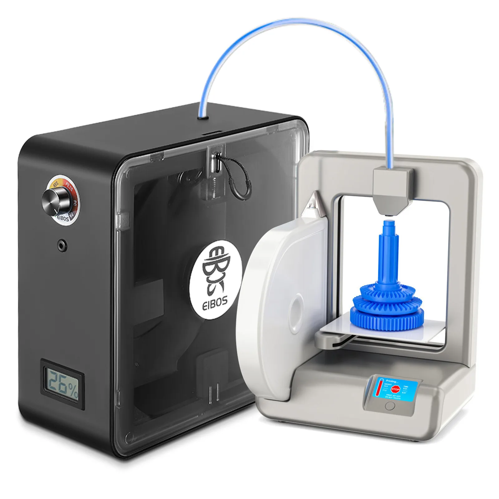 Caixa seca do filamento da impressora 3D com controle da temperatura compatível , nylon , PVA, PLA, PETG, TPU, armazenamento, 1,75mm, 2,85mm, 3,00mm 1