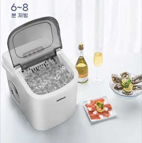 MIWHOLE HAB-16M 아이스 메이커 전기 총알 원통형 아이스 머신 자동 가정용 미니 아이스 머신 밀크 티 제빙기 4