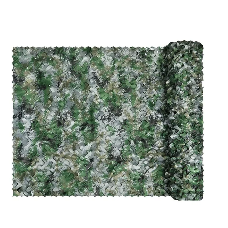 Digital Camouflage Shade Net Portable Jungle Camouflage Woodland OUtdoor Hunting Tactical Accessories