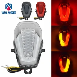 WAASE E-Mark Rear Tail Light Brake Turn Signals Integrated LED Light For Suzuki GSX-R GSXR 1000 1000R 2017 2018 2019 2020-2023