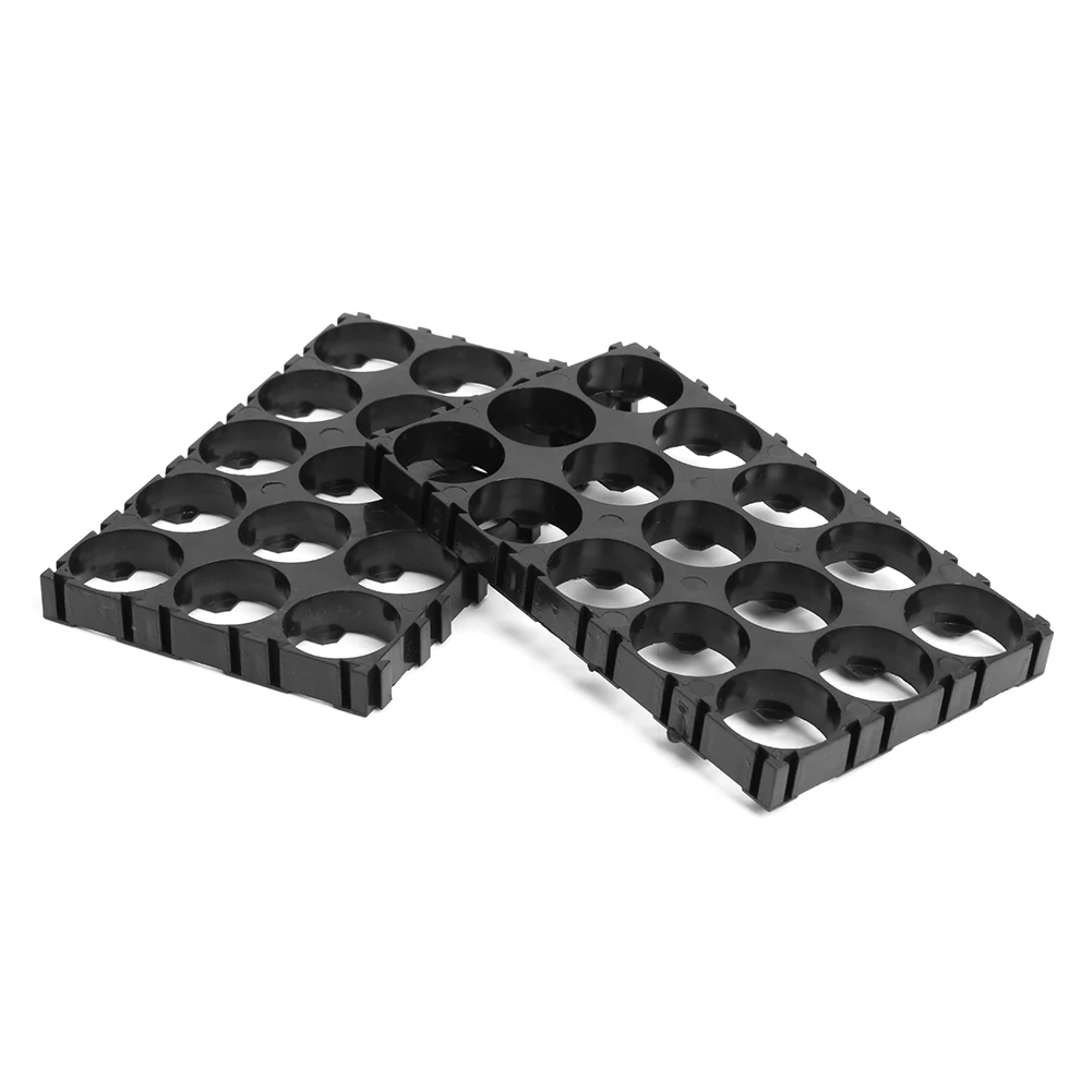 100pcs 18650 Battery Holder Storage Box Bracket Li-ion Cell Holder Cylindrical Safety Anti Vibration Plastic Case