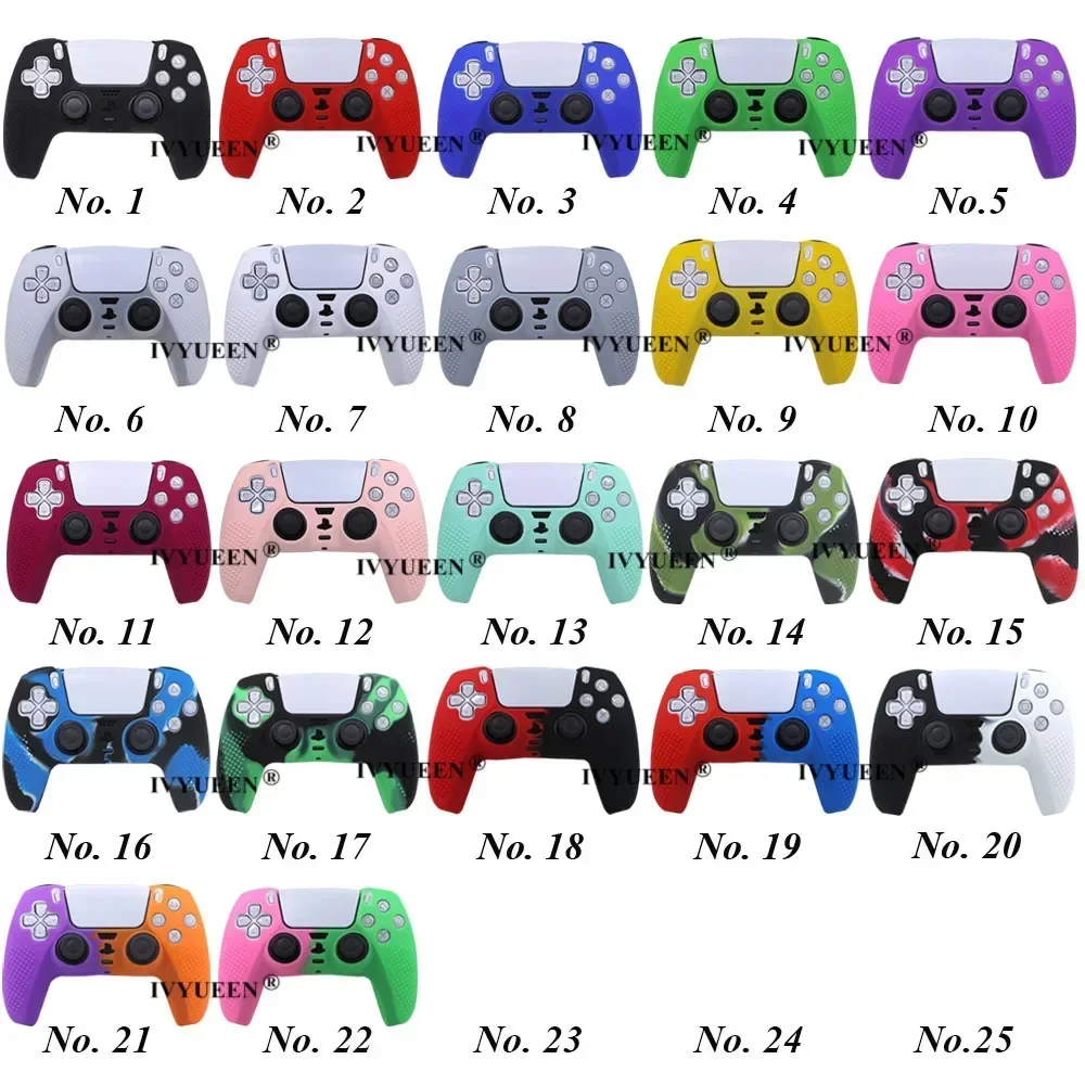 Studded Anti-Slip Protective Silicone Controller Skin with Thumb Grips