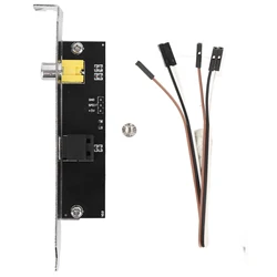 Premium SPDIF Output Cable Bracket with Optical Electrical Components (As picture)