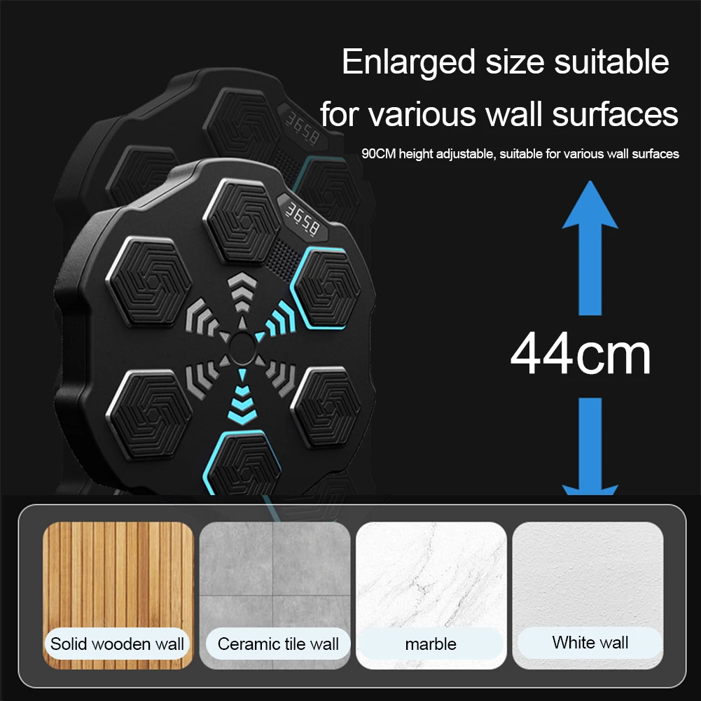 Intelligent Music Boxing Machine Boxing Reaction Wall Target Training Punching Equipment Type C Charging for Kids Adults