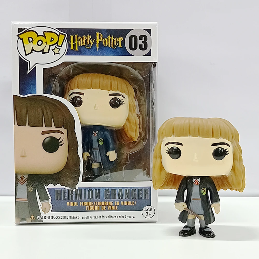 KIt de 10 Pcs Figuras Harry Potter Hermione Ron Draco