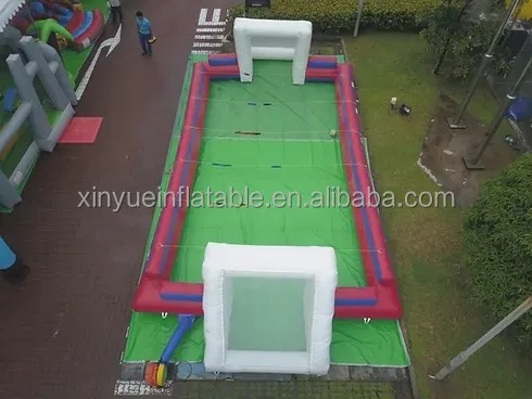 Inflatable Foosball Table Soccer Freestyle Human Table Football for Trampoline Park Use