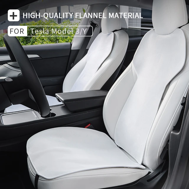 Coussin de siège de voiture pour tesla model 3 2018 – 2022 2023/Model Y,  housse de siège en coton, respirant et confortable, quatre saisons -  AliExpress
