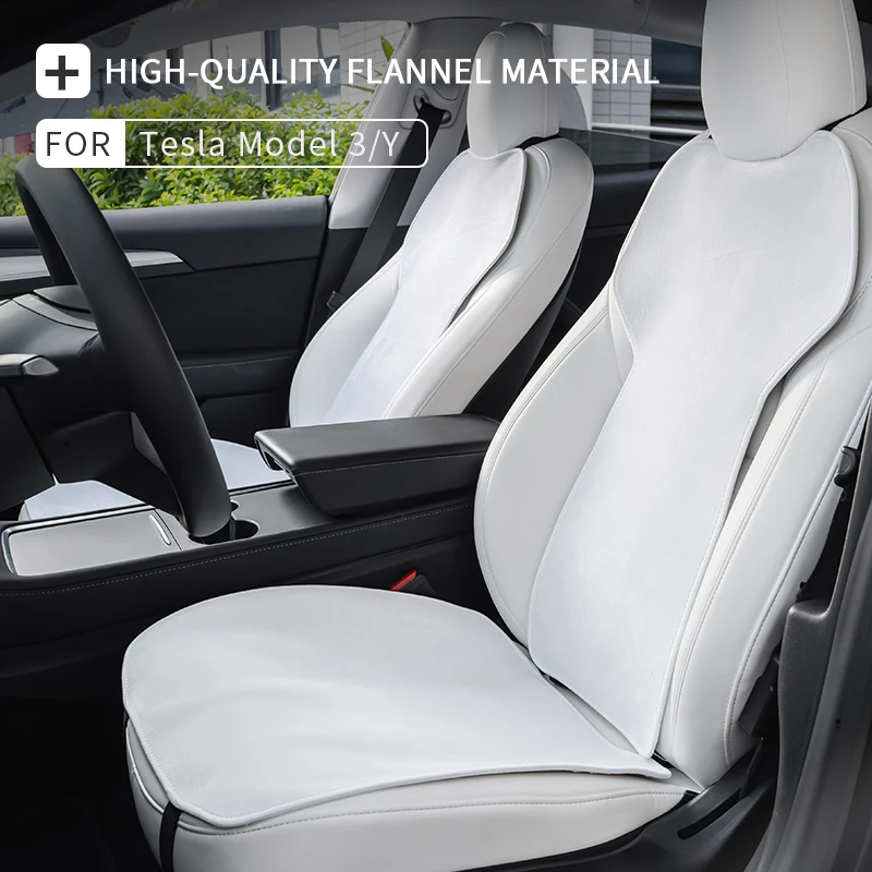 Car Seat Cover Cushion Pad For Tesla Model 3 2019-2021 2022/model Y Seat  Cushion Flannel Car Seat Protect Accessories - Automobiles Seat Covers -  AliExpress