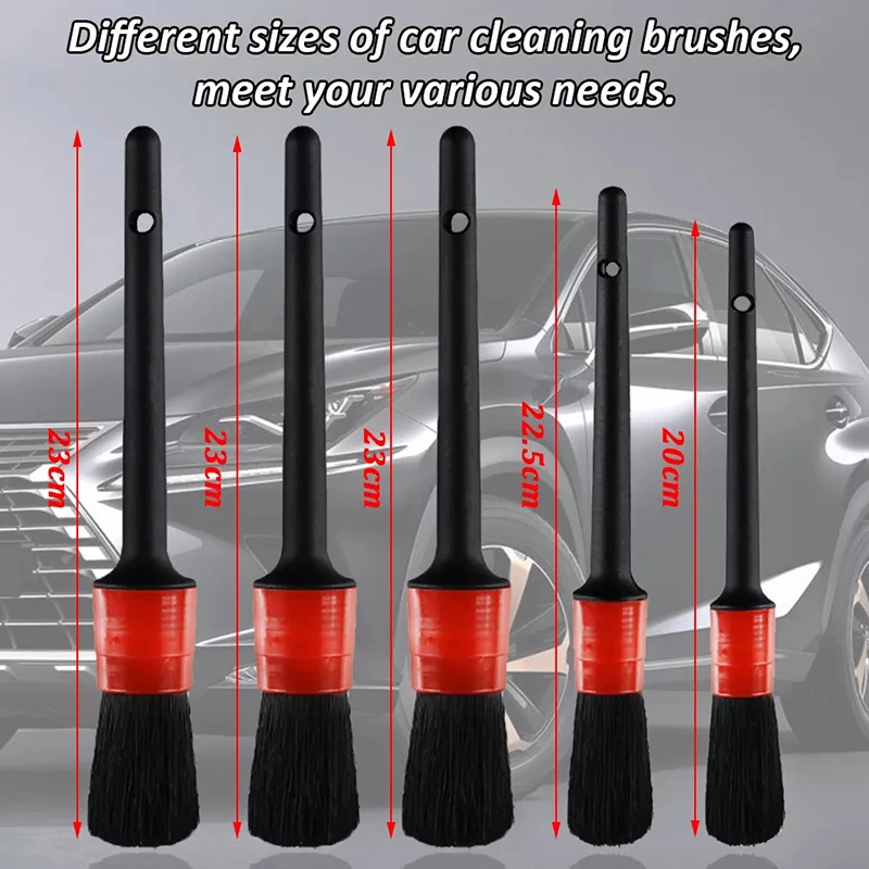 Car Wash Brush Kit Interior Car Cleaning Kit 7pcs Car Detailing Brush Set  Car Wash Kit With Car Wash Brush Easy To Use Interior - AliExpress