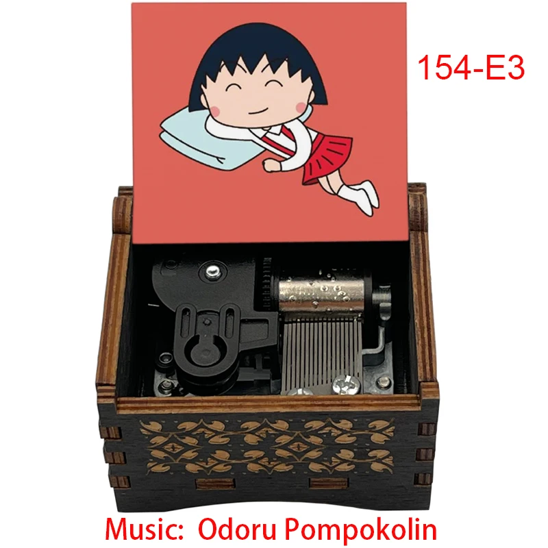 Chibi Maruko chan anime music Odoru Pompokolin Theme Song mechanical music box girls girlfriend kids toy birthday Christmas gift