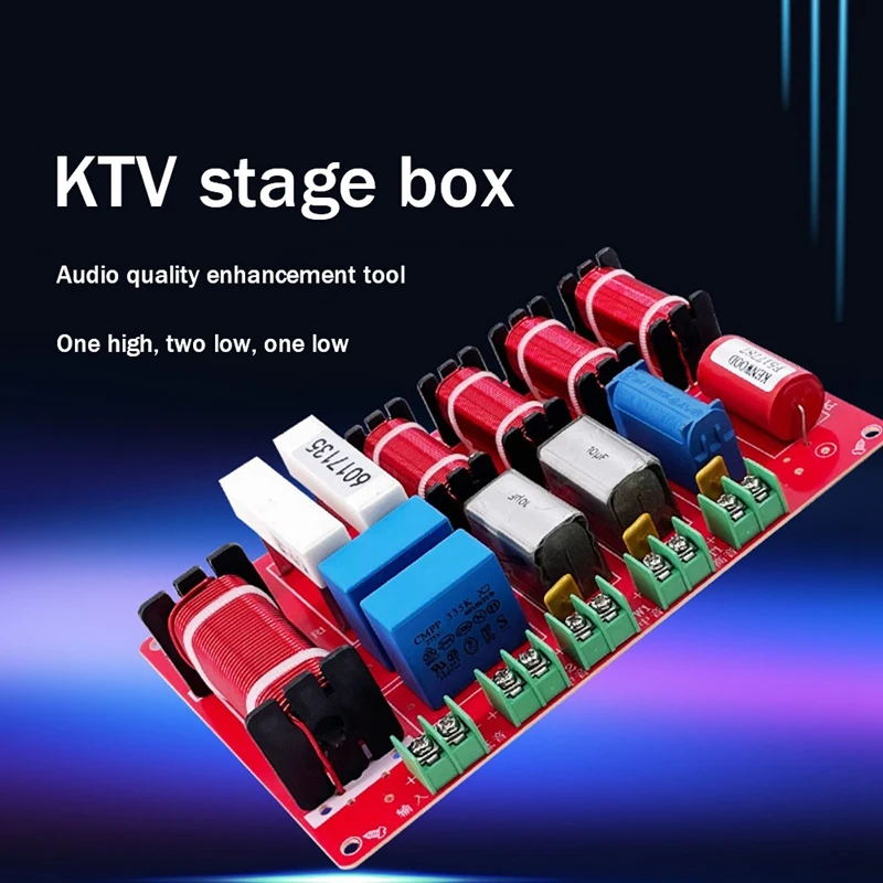 주파수 분할기 PC, 금속 4 방향 고음, 더블 알토, 베이스 스피커, KTV 무대 홈 스피커 주파수 분할기