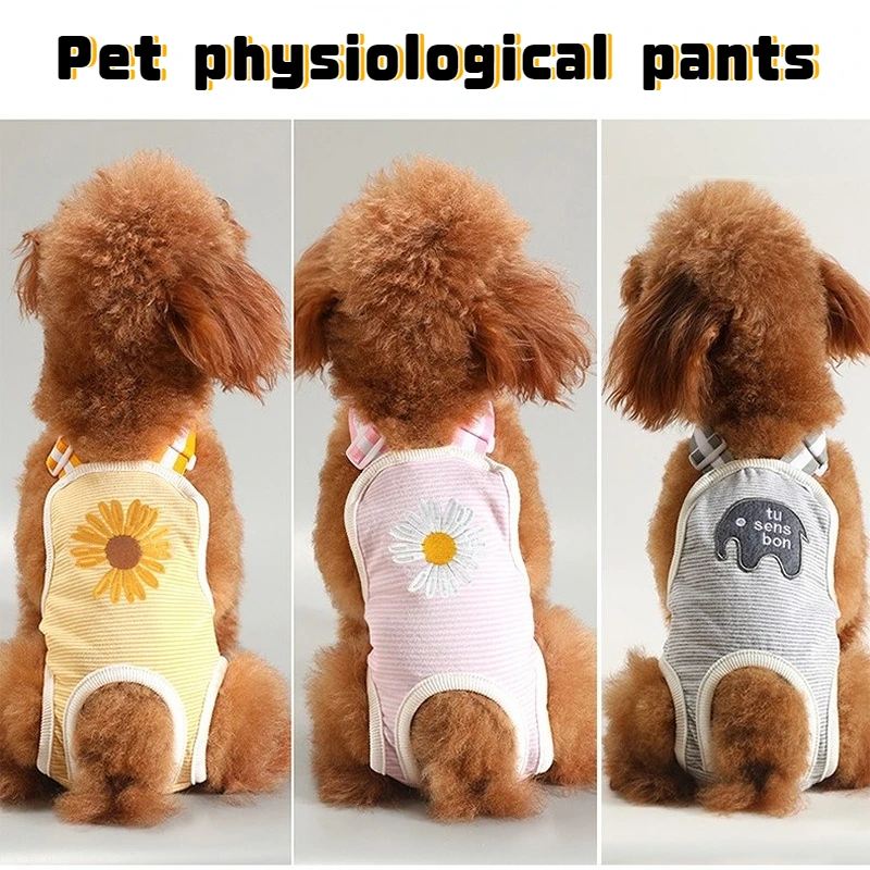Dog Physiological Pants For Female Dog Washable Teddy Pants Changing