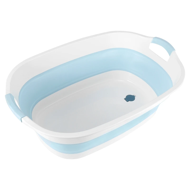 

Promotion! Baby Shower Portable Bathtub Folding Baby Shower Bathtub Portable Pet Bath Tubs Bath Storage Basket