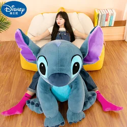 Disney Giant Size Lilo&Stitch Plush Stuffed Doll Cartoon Kawaii Animal Couple Sleeping Pillow Softmaterial Toy For Children Gift
