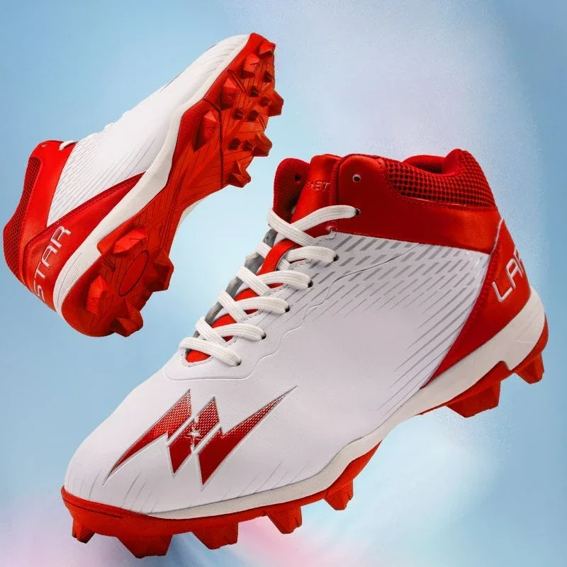 Professional Baseball Shoes Man Luxury Brand Training Shoes Men Designer Rugby Mens Comfortable Leather Sports Shoe