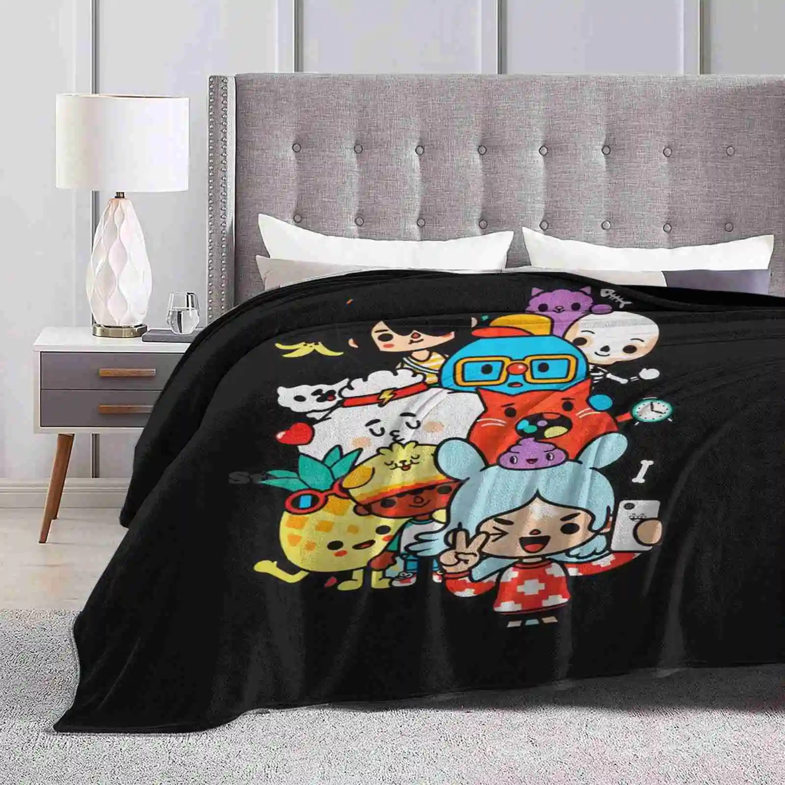 Toca Boca Toca Boca 2021 Toca Life World Soft Warm Light Thin Blanket Toca Boca Toca Toca Boca Toca Oca Toca Toca