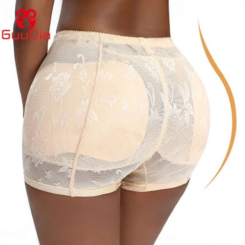 GUUDIA Hip Enhancer Butt Lifter Women Body Shaper Padded Panties Lace Push  Up Bodysuit Shapers Tummy Control Panties Shapewear