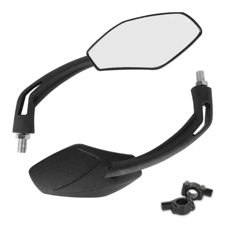 

Bike Mirror Handlebar Mount Rearview Mirror Wide Angles Bicycles Rear View Mirror for Mountain Road Bike Easy to Install D5QD