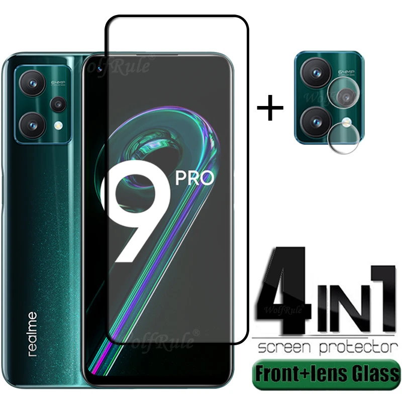 mobile tempered glass Full Cover Glass For OPPO Realme 9 Pro Plus 9i Tempered Full 9H Screen Protector For Realme GT Neo 2T 9 Pro Plus 9i Lens Glass phone protector